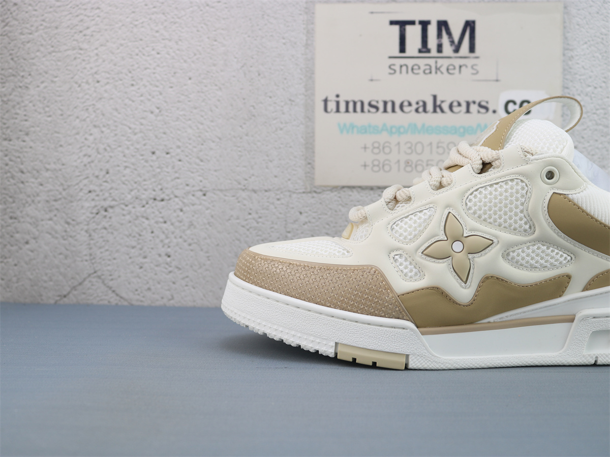 LV Skate Sneaker Beige White